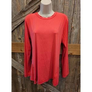 Exofficio women's hot pink sun protective outdoor long sleeve top L